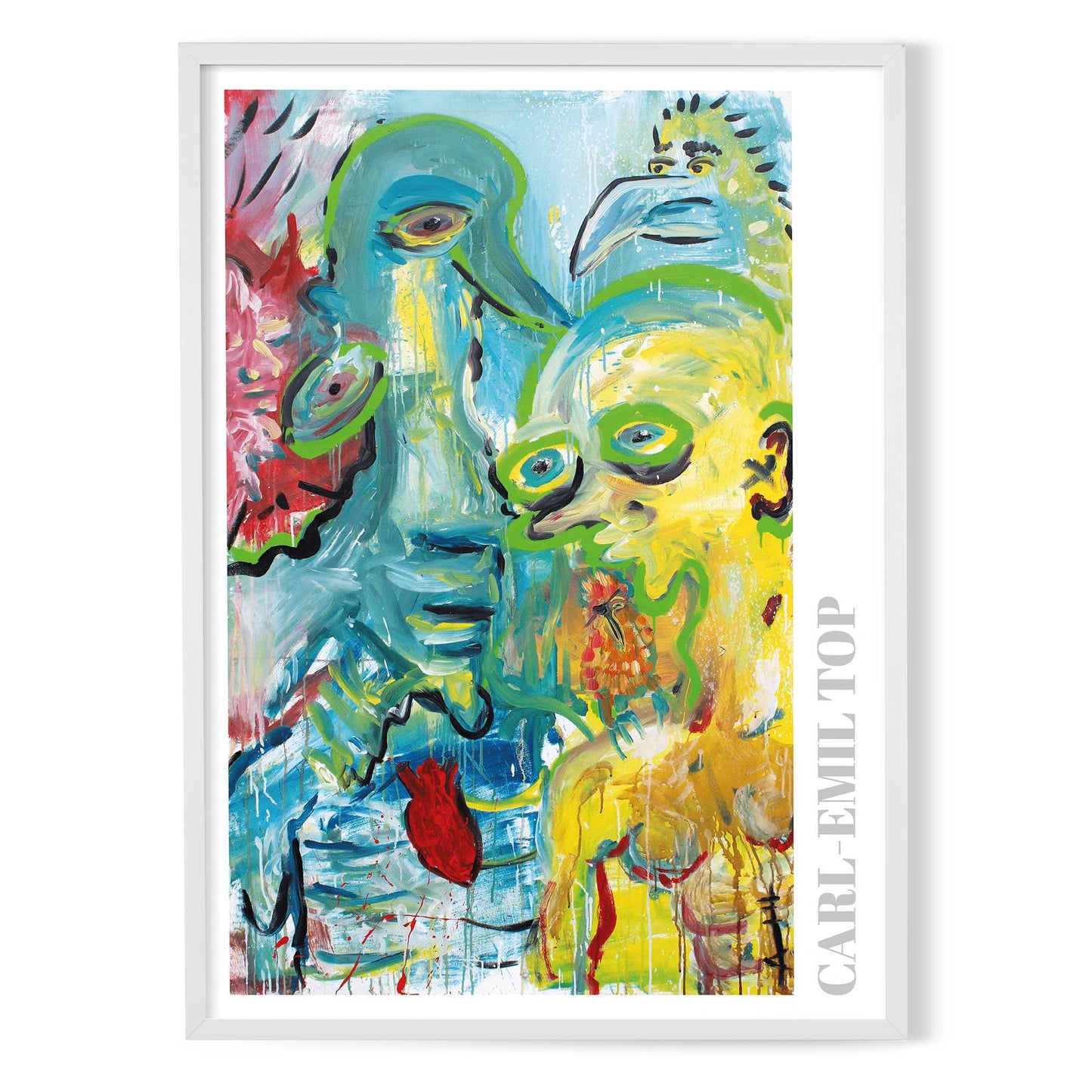 Kunstplakat / Rastløs II - plakatcentralen