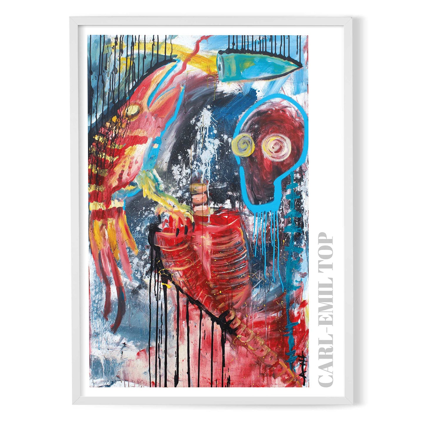 Kunstplakat / Rastløs I - plakatcentralen 50x70 cm