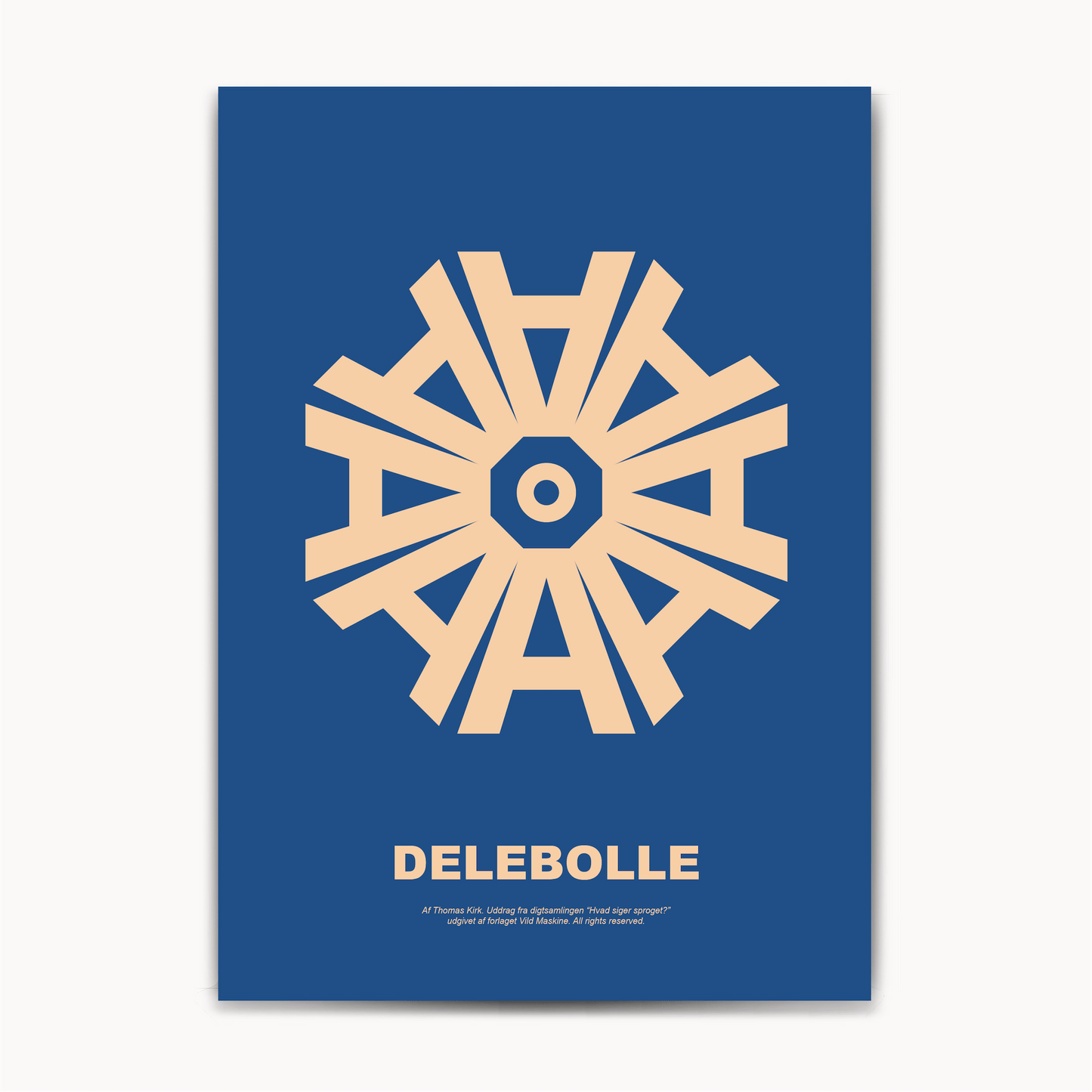 Kunstplakat / Delebolle - plakatcentralen