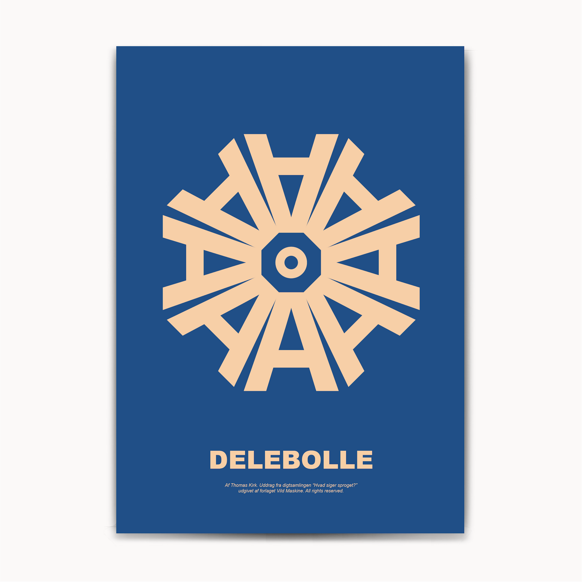 Kunstplakat / Delebolle - plakatcentralen