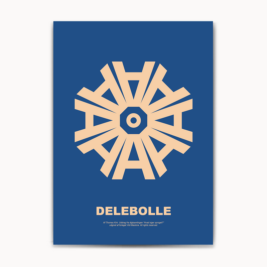Kunstplakat / Delebolle - plakatcentralen