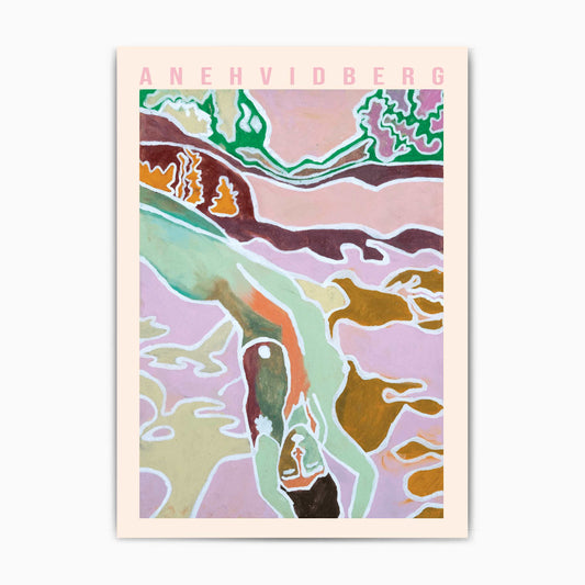 Kunstplakat / Mulher na cachoeira de Rodas - plakatcentralen