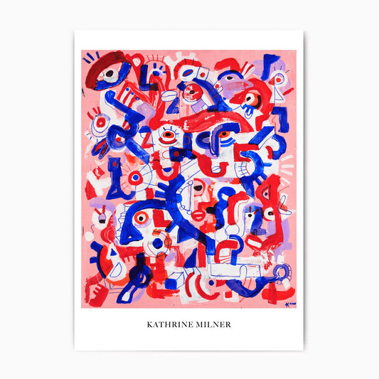 Kæmpe kunstplakat med titlen Untitled af Kathrine Milner på Plakatcentralen