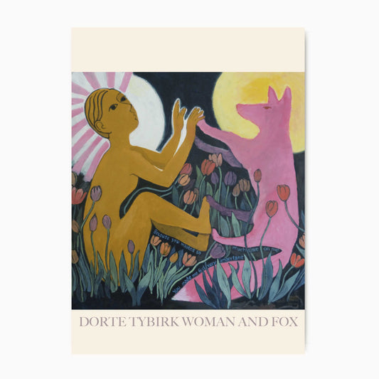Woman and fox / Dorte Tybirk