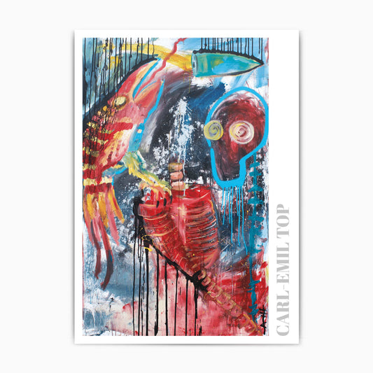 Kunstplakat / Rastløs I - plakatcentralen / 50x70 cm