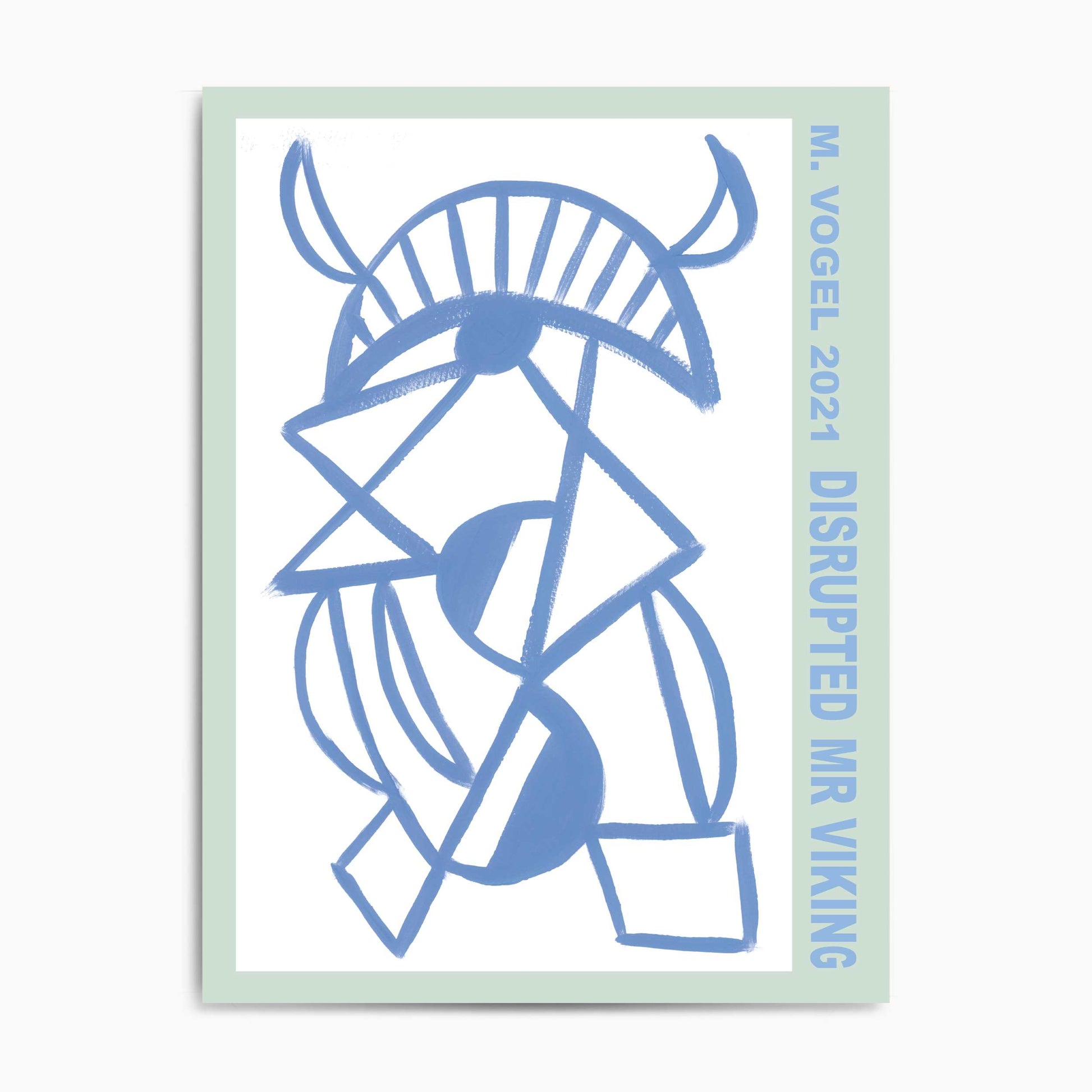 Kunstplakat / Disrupted Mr. Viking - Plakatcentralen